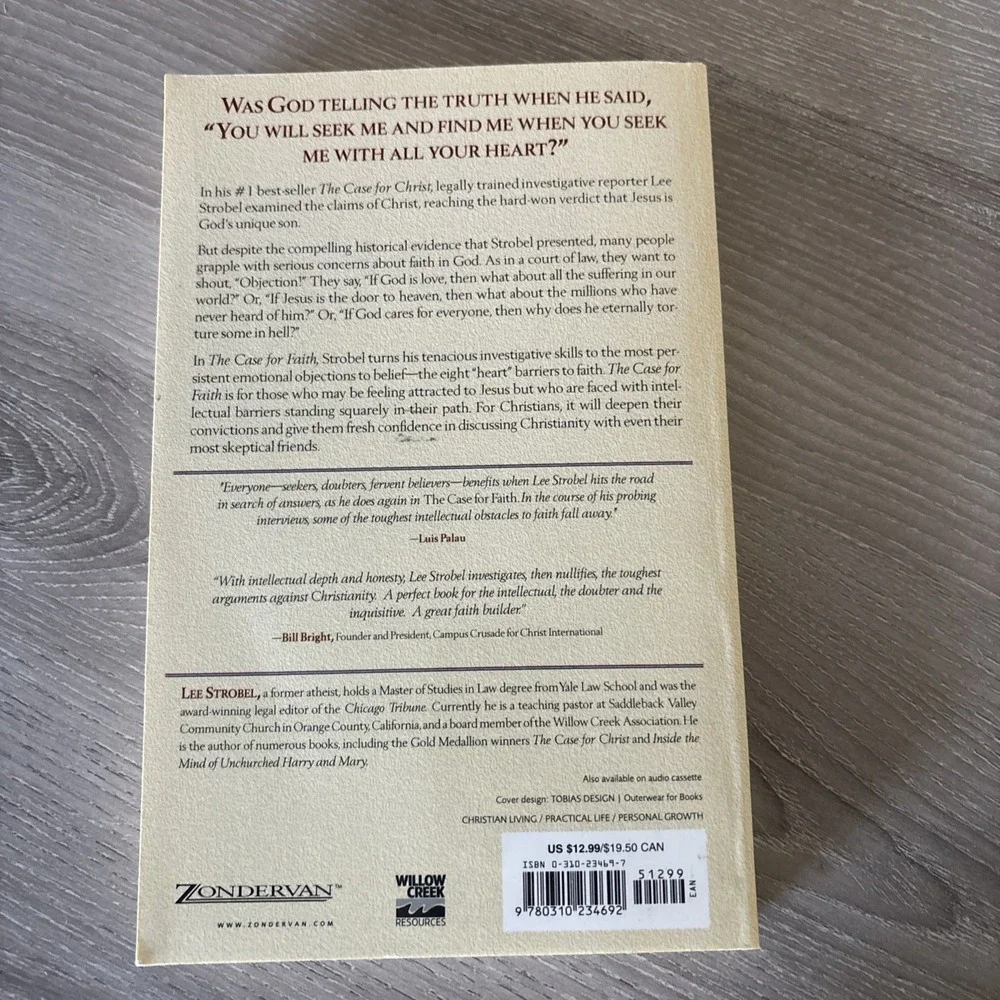 The Case for Faith: A Journalist Investigates the Toughest Objections‎ (PB 2000)